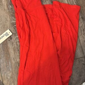 No Boundaries Red Maxi Skirt